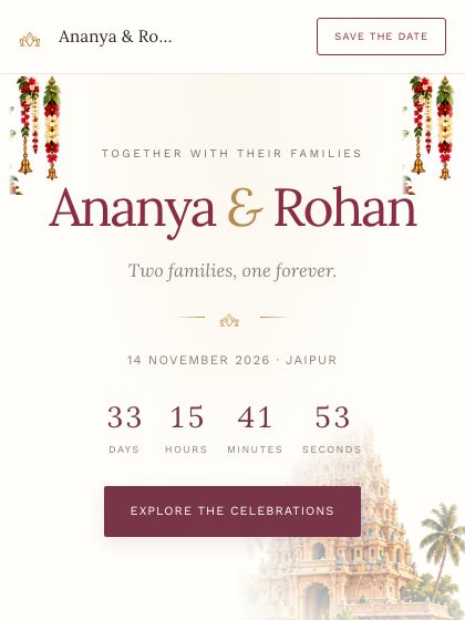 Telugu Garden Wedding